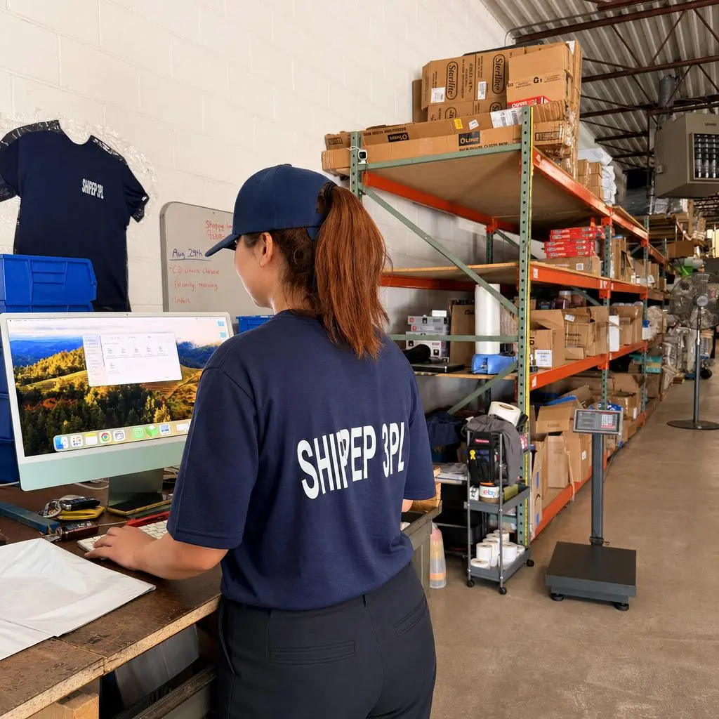 3PL prep center services including receiving, labeling and kitting